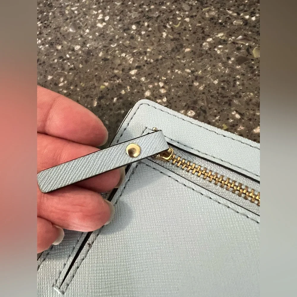 Kate Spade Madison Large Slim Wallet Leather Bifold Wallet in 